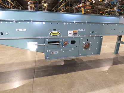 Hytrol 18"x 40' Slider Bed Conveyor 12"Belt 1Hp 230/460V 3PH Center Drive 67FPM