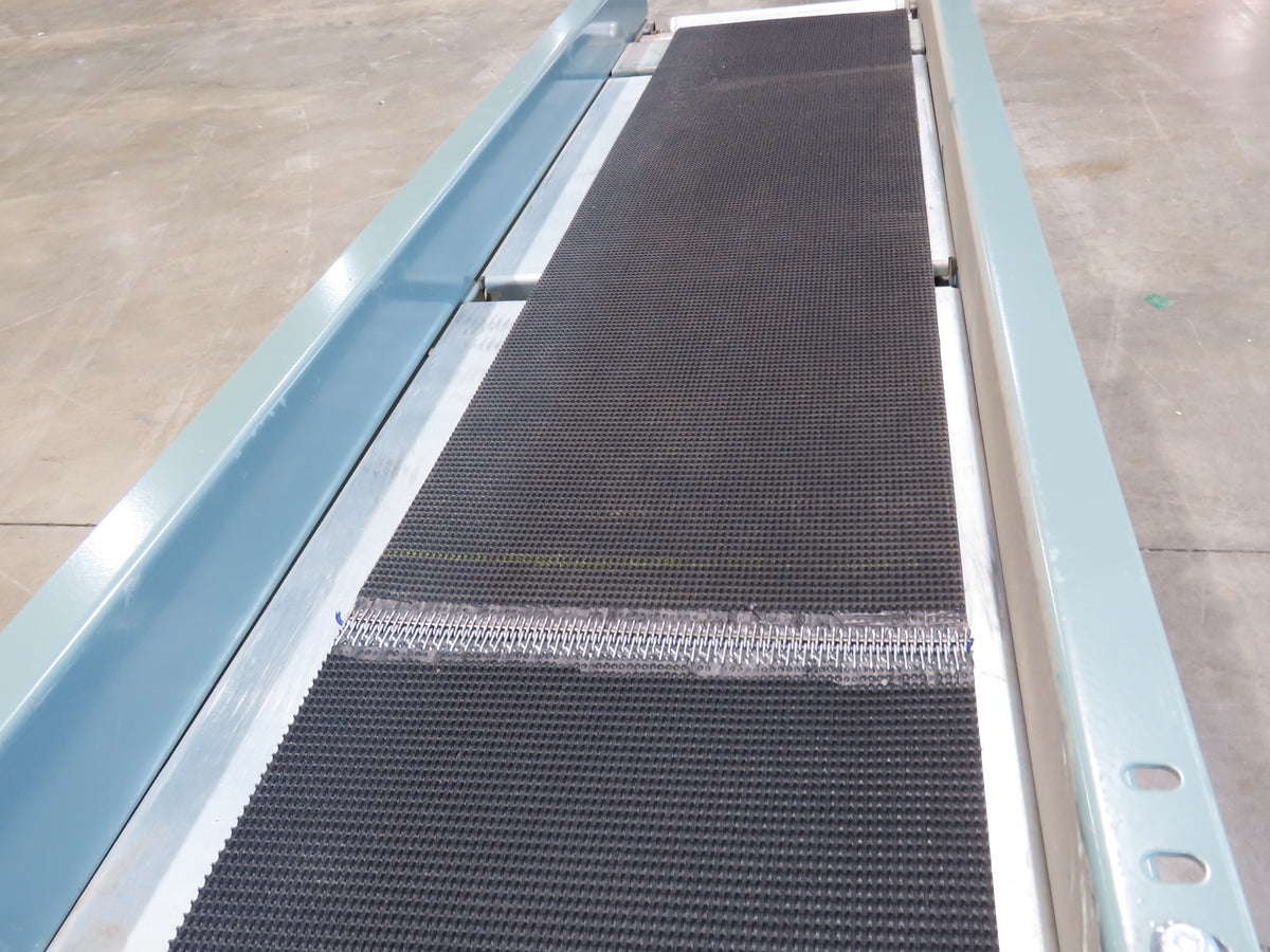 Hytrol 18"x 40' Slider Bed Conveyor 12"Belt 1Hp 230/460V 3PH Center Drive 67FPM
