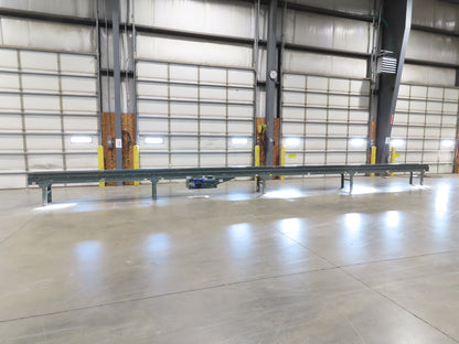 Hytrol 18"x 40' Slider Bed Conveyor 12"Belt 1Hp 230/460V 3PH Center Drive 67FPM