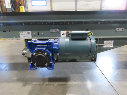 Hytrol 18"x 40' Slider Bed Conveyor 12"Belt 1Hp 230/460V 3PH Center Drive 67FPM