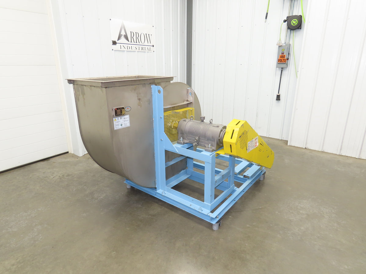 General Fan FCF54-630C Backward Incline Blower Stainless 5000CFM 900RPM 2.2kw