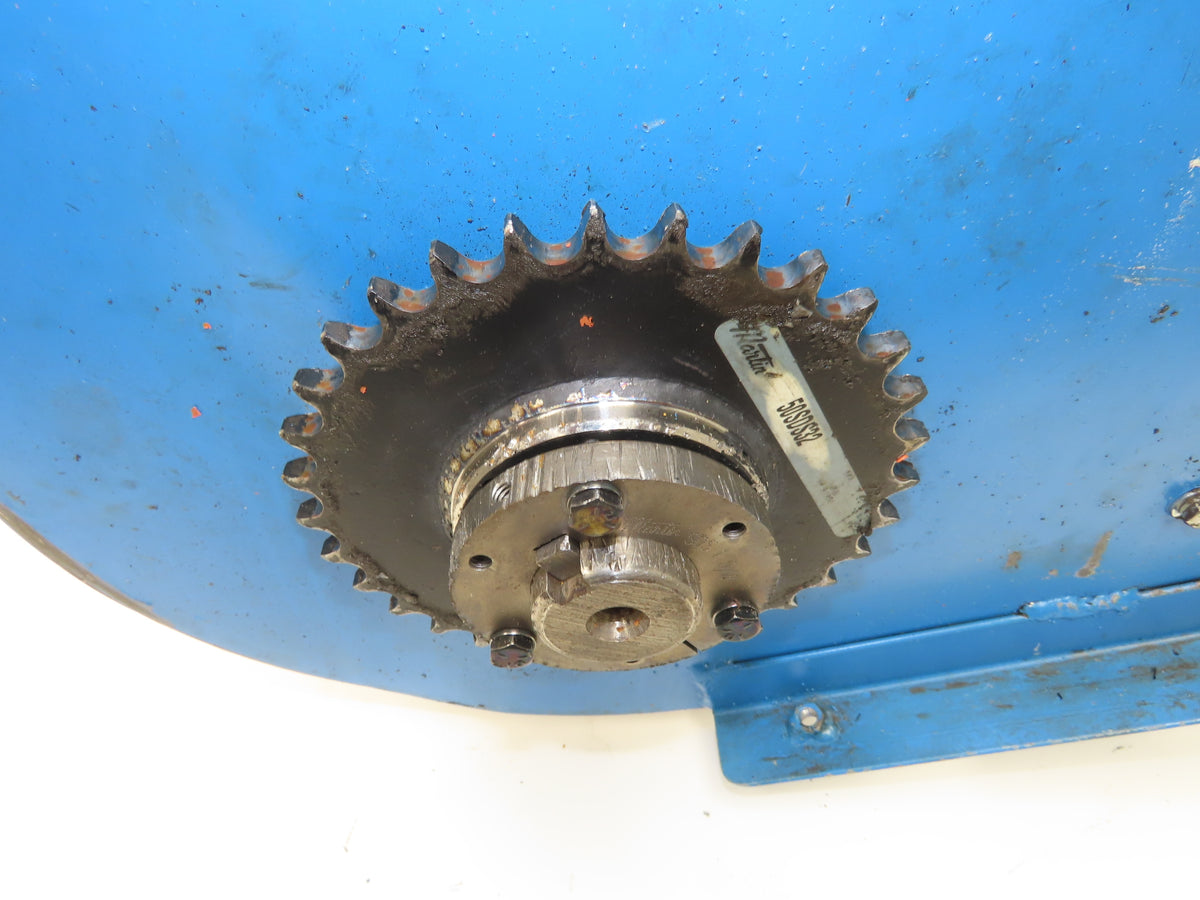 Wm W Meyer 10x10 HD Rotary Airlock Valve Rectangle Flange Side Entry  -No Drive