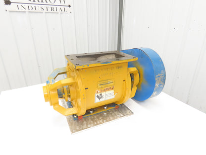 Wm W Meyer 10x10 HD Rotary Airlock Valve Rectangle Flange Side Entry  -No Drive