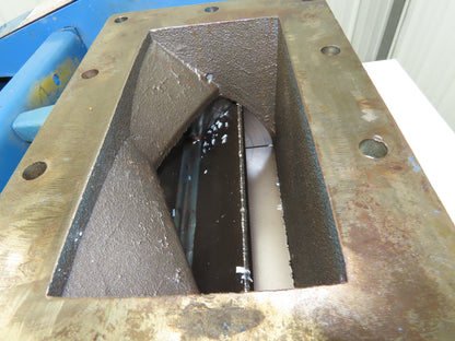 Wm W Meyer 10x10 HD Rotary Airlock Valve Rectangle Flange Side Entry  -No Drive