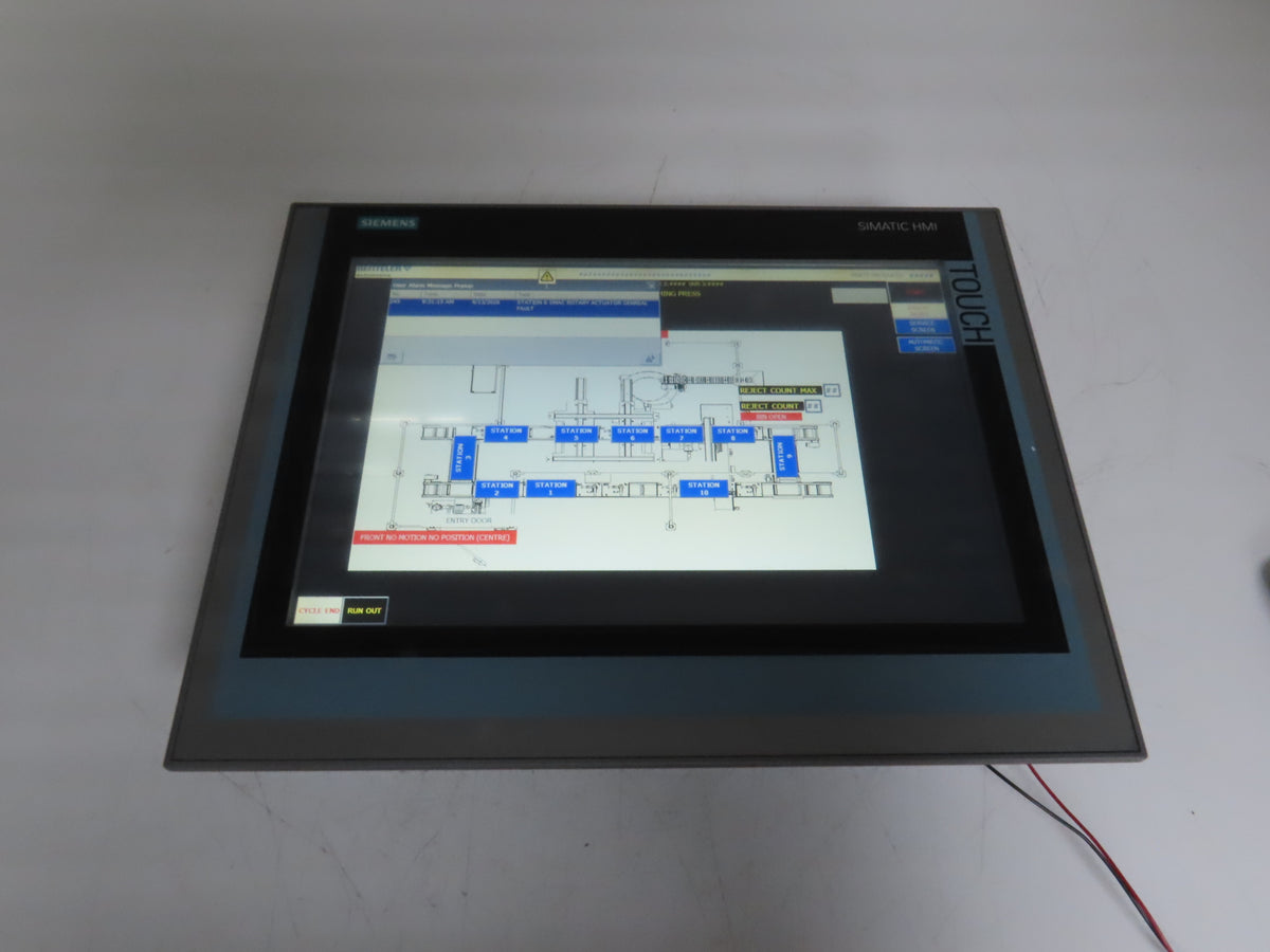 Siemens 6AV2 124-0QC02-0AX0 Simatic HMI Touch Screen TP1500 Comfort Panel 24VDC