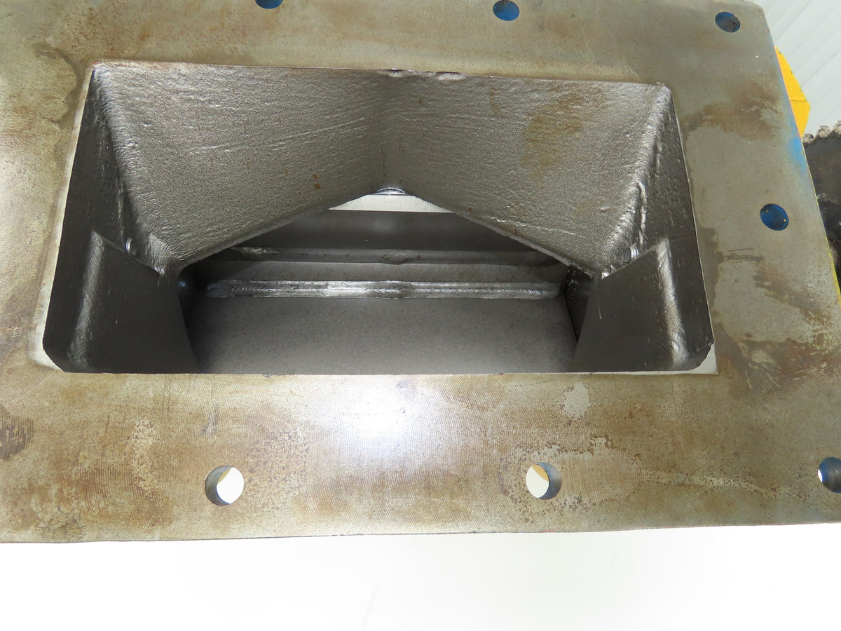 Wm W Meyer 12x12 HD Rotary Airlock Valve Rectangle Flange Side Entry  -No Drive