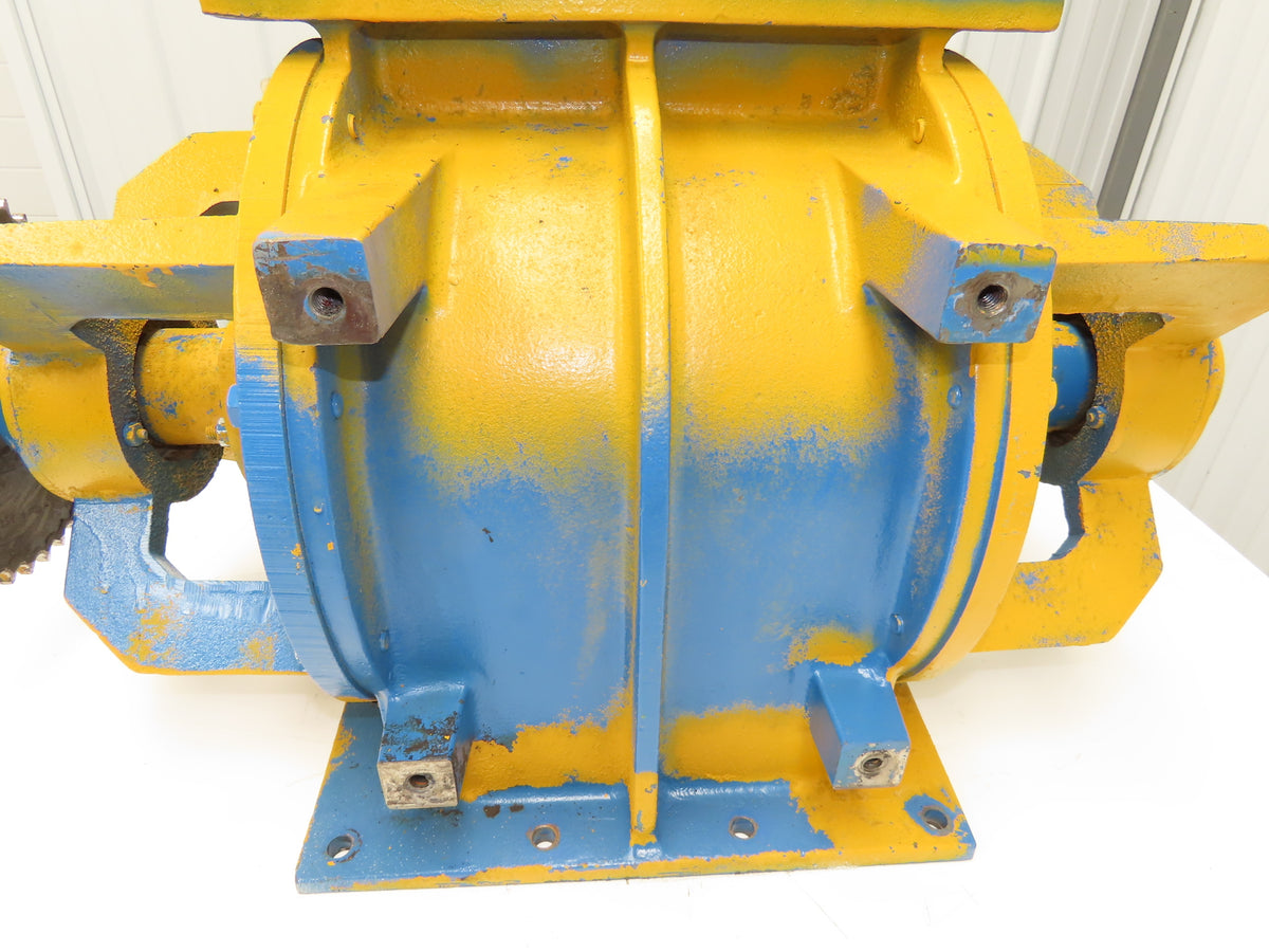 Wm W Meyer 12x12 HD Rotary Airlock Valve Rectangle Flange Side Entry  -No Drive