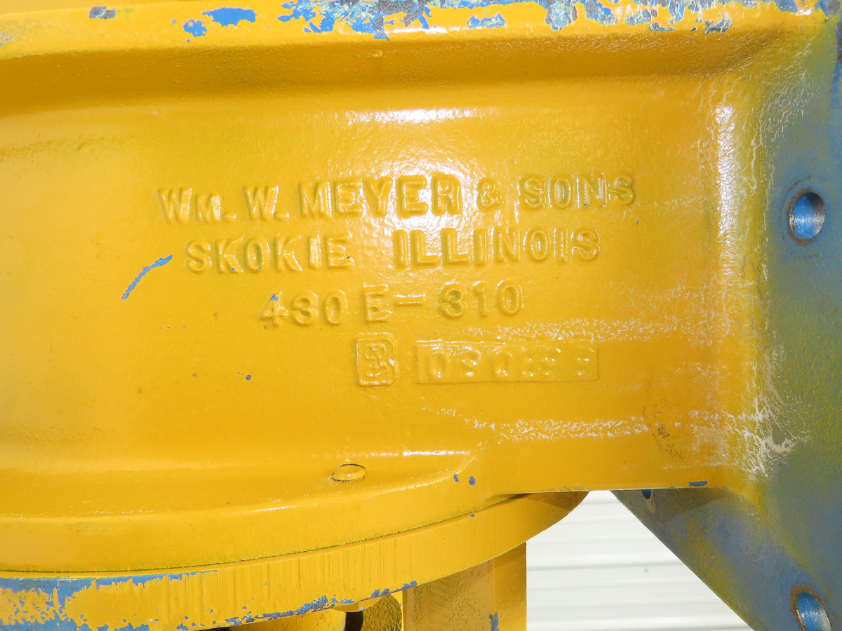 Wm W Meyer 12x12 HD Rotary Airlock Valve Rectangle Flange Side Entry  -No Drive