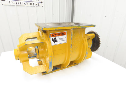 Wm W Meyer 12x12 HD Rotary Airlock Valve Rectangle Flange Side Entry  -No Drive