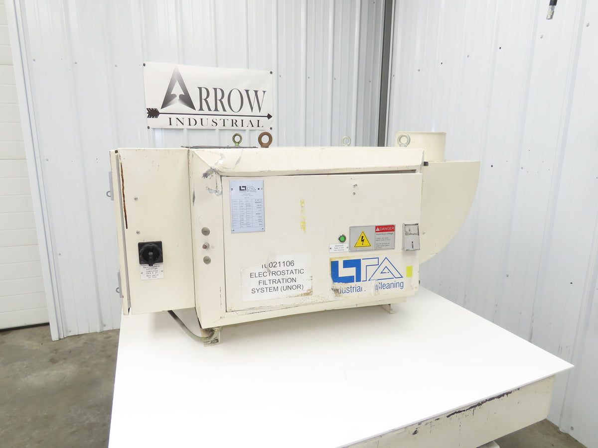 LTA Industrial Electronic Air Cleaner Overhead Filter 1200va 480V Smog Hog Smoke