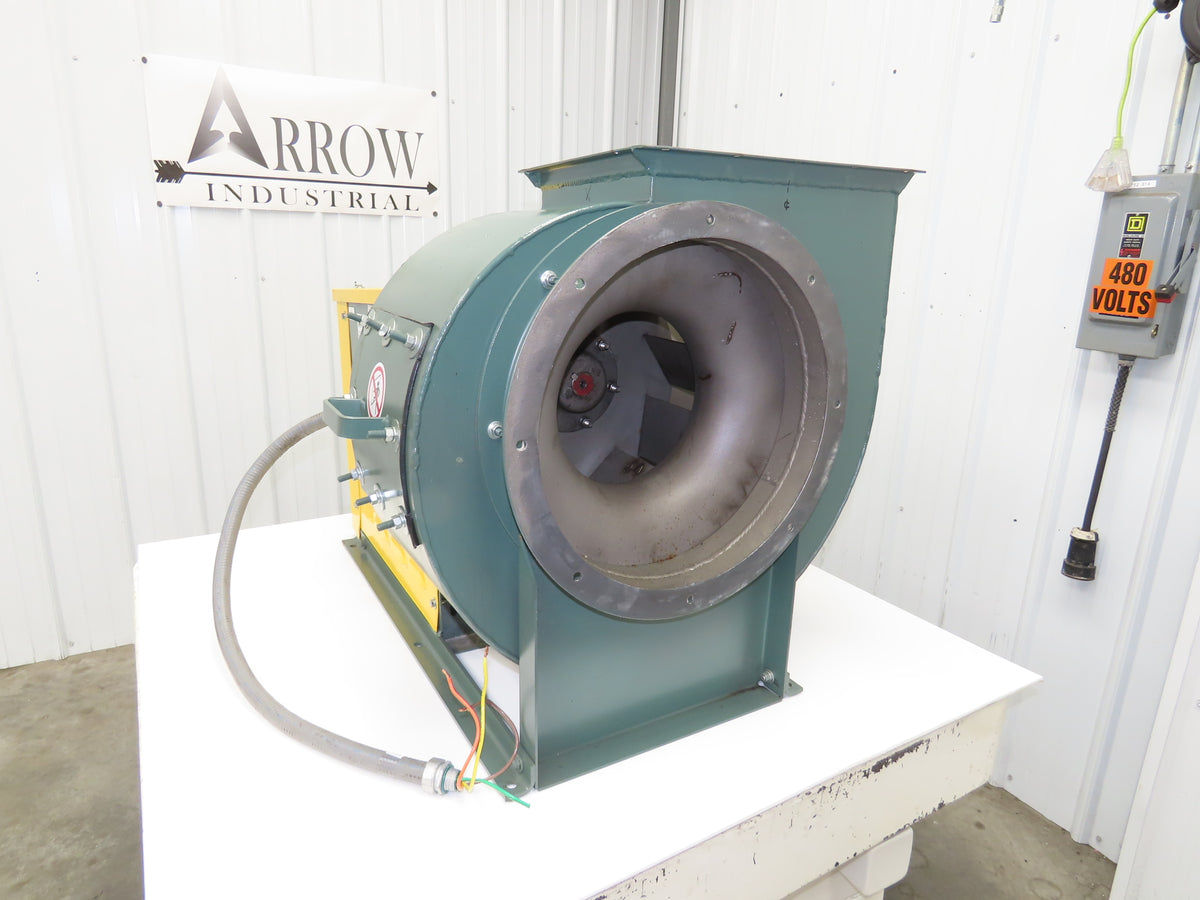 New York Blower ARR-10 Backward Inclined Fan 15" 5Hp 2775 RPM 3Ph 460V 3800 CFM