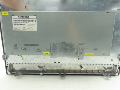 Siemens 6AV6542-0DA10-0AX0 MP 370 SIMATIC 12" TFT Color Multi Panel HMI 24VDC