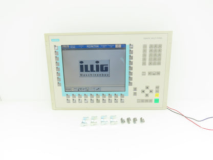 Siemens 6AV6542-0DA10-0AX0 MP 370 SIMATIC 12" TFT Color Multi Panel HMI 24VDC