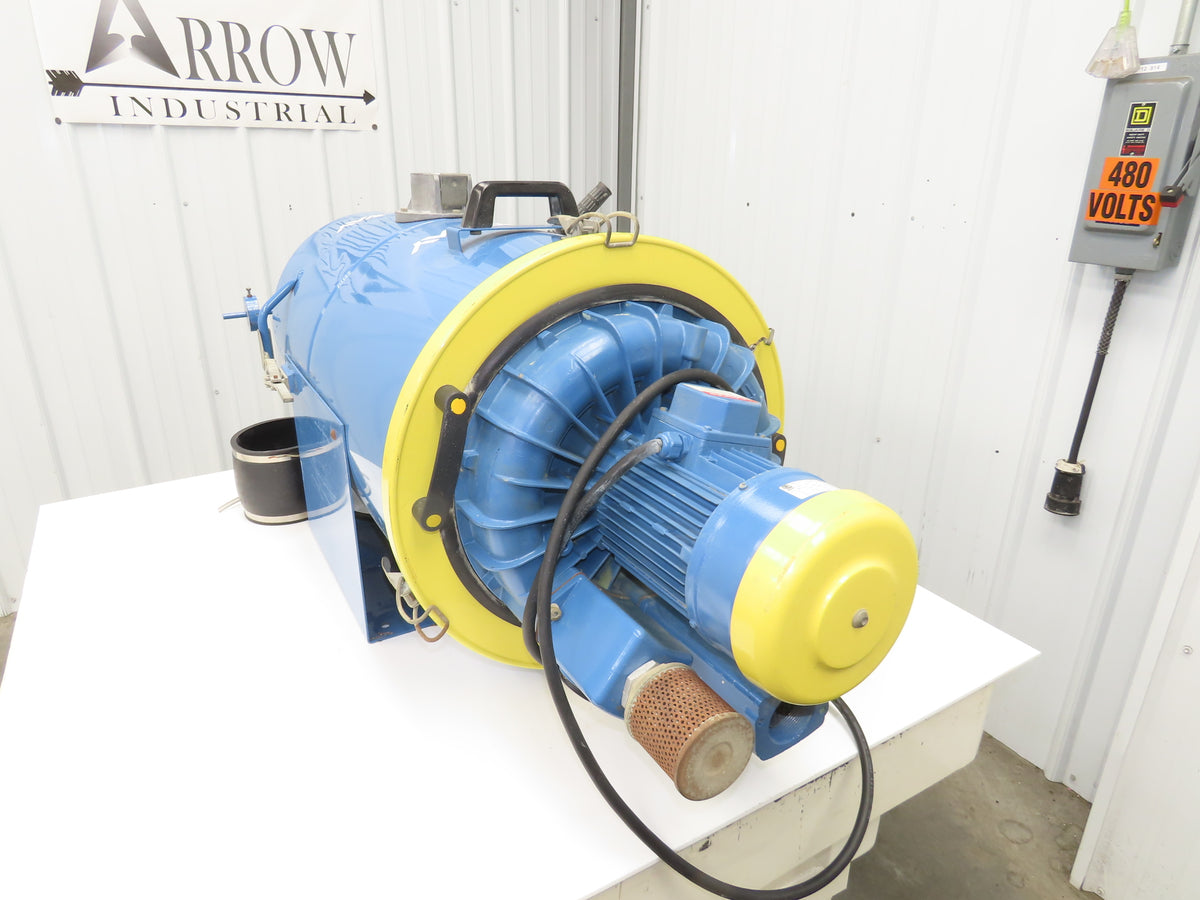 Goodway Commercial Dry Continuous Vacuum Wall Mounted 4Hp 3Ph 206CFM Auto Empty