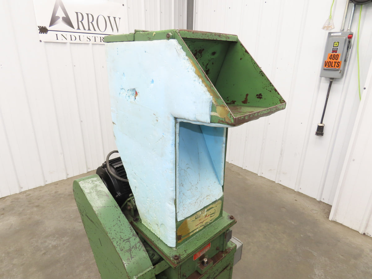 Nelmor G810M1 Plastic Chipper Shredder Granulator 8" x 10" 5Hp 3Ph New Blades