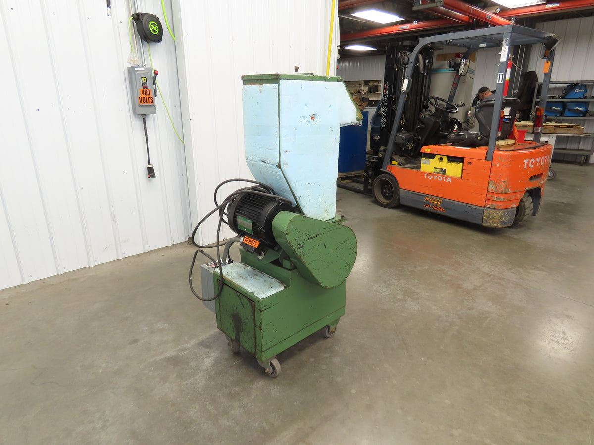 Nelmor G810M1 Plastic Chipper Shredder Granulator 8" x 10" 5Hp 3Ph New Blades