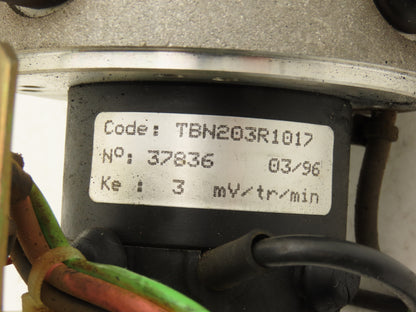 Parvex RS440GR1115 CMM Servo Motor 91VDC Brushed 1.9Nm With Encoder TBN203R1017