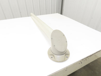 Rittal Support Arm System 1m Arm with Swivel Wall Mount Hinge Gray Cast Aluminum