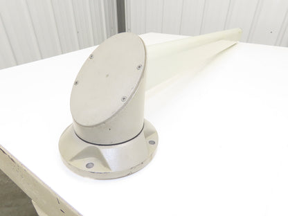 Rittal Support Arm System 1m Arm with Swivel Wall Mount Hinge Gray Cast Aluminum