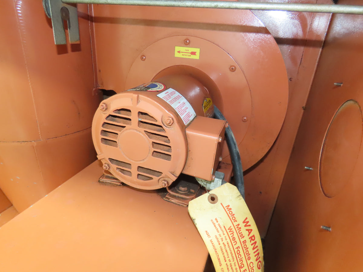 Aget Model 800 Dustkop Cyclone Dust Collector 3/4Hp 800 CFM 230/460V 5" Inlet