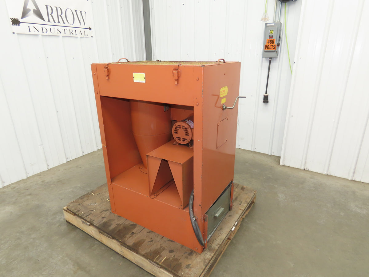 Aget Model 800 Dustkop Cyclone Dust Collector 3/4Hp 800 CFM 230/460V 5" Inlet