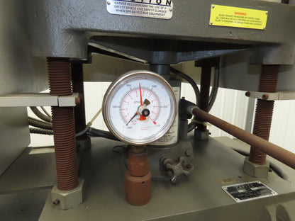 Carver 12-12H Laboratory Manual Vertical Press 12Ton 4-Post 12x12" Heated Platen