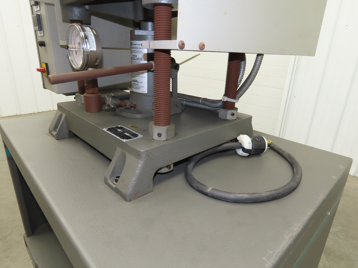 Carver 12-12H Laboratory Manual Vertical Press 12Ton 4-Post 12x12" Heated Platen