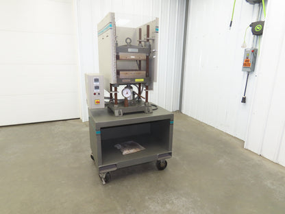 Carver 12-12H Laboratory Manual Vertical Press 12Ton 4-Post 12x12" Heated Platen