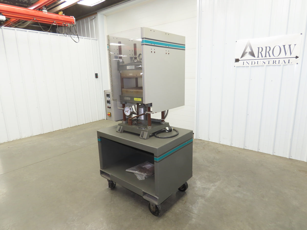 Carver 12-12H Laboratory Manual Vertical Press 12Ton 4-Post 12x12" Heated Platen