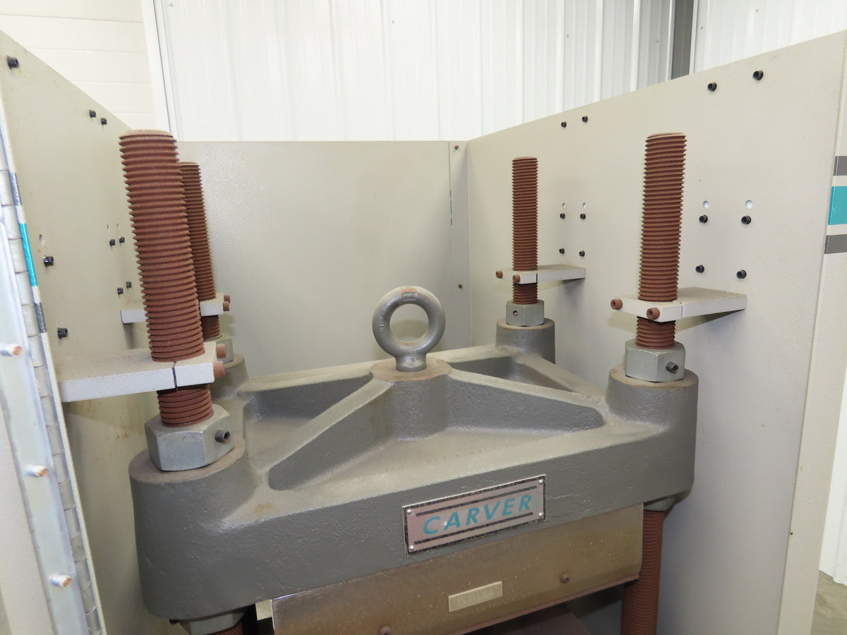 Carver 12-12H Laboratory Manual Vertical Press 12Ton 4-Post 12x12" Heated Platen