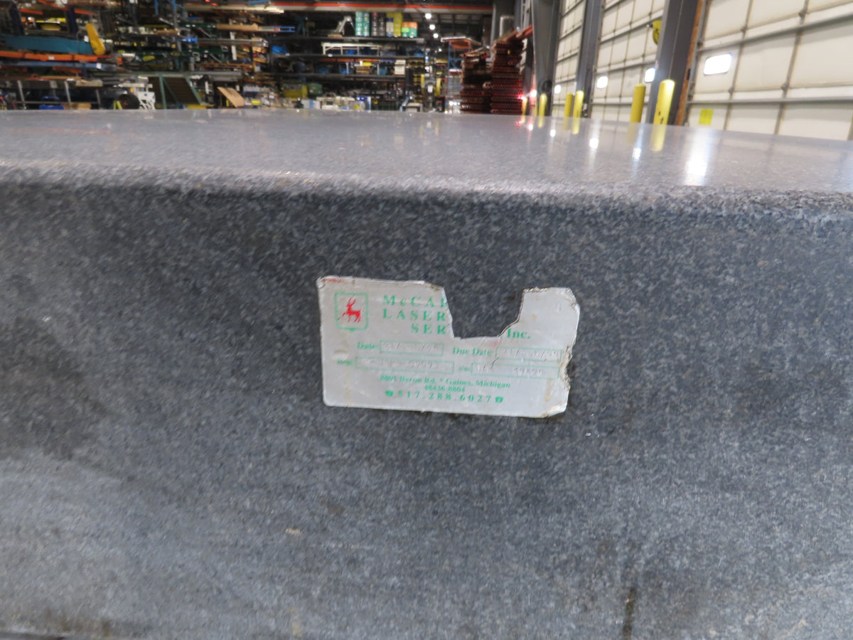 4x8' Granite Surface Inspection Plate Table 96x48x10" Grade B Type Dark Gray