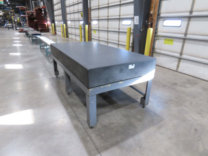 4x8' Granite Surface Inspection Plate Table 96x48x10" Grade B Type Dark Gray