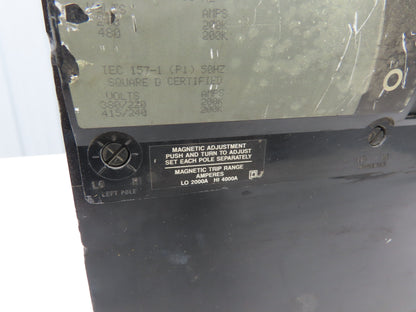Square D ILL34400 I-Limiter 400A 3P 480V 200kA Current Limiting Circuit Breaker