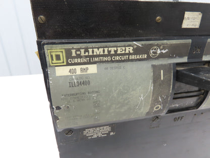 Square D ILL34400 I-Limiter 400A 3P 480V 200kA Current Limiting Circuit Breaker