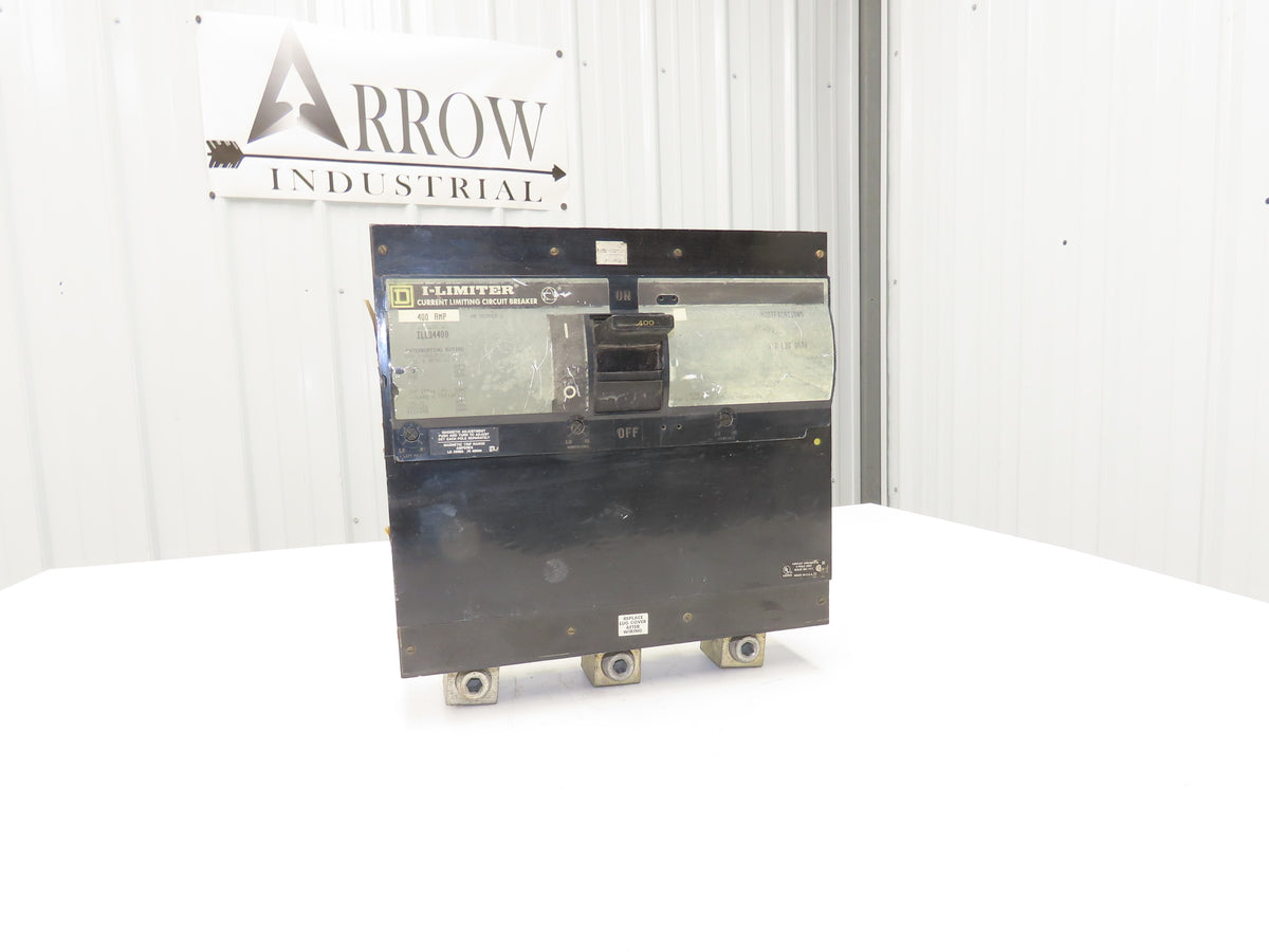 Square D ILL34400 I-Limiter 400A 3P 480V 200kA Current Limiting Circuit Breaker