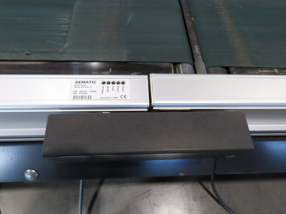 Dematic 2350 25"x 18' Package Gapper Belt Conveyor 8-Zone 1230 FPM High Speed