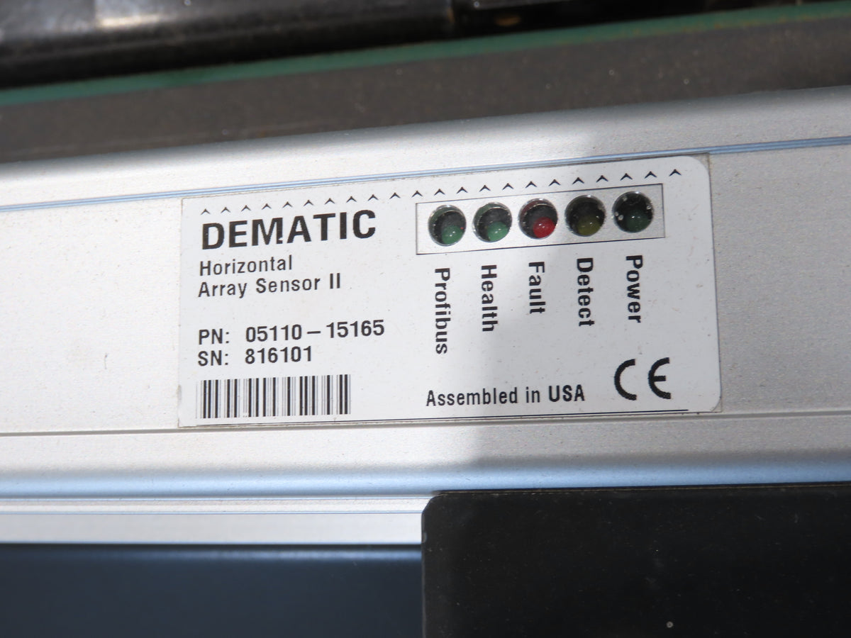 Dematic 2350 25"x 18' Package Gapper Belt Conveyor 8-Zone 1230 FPM High Speed