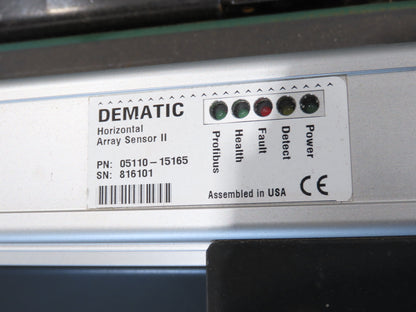 Dematic 2350 25"x 18' Package Gapper Belt Conveyor 8-Zone 1230 FPM High Speed