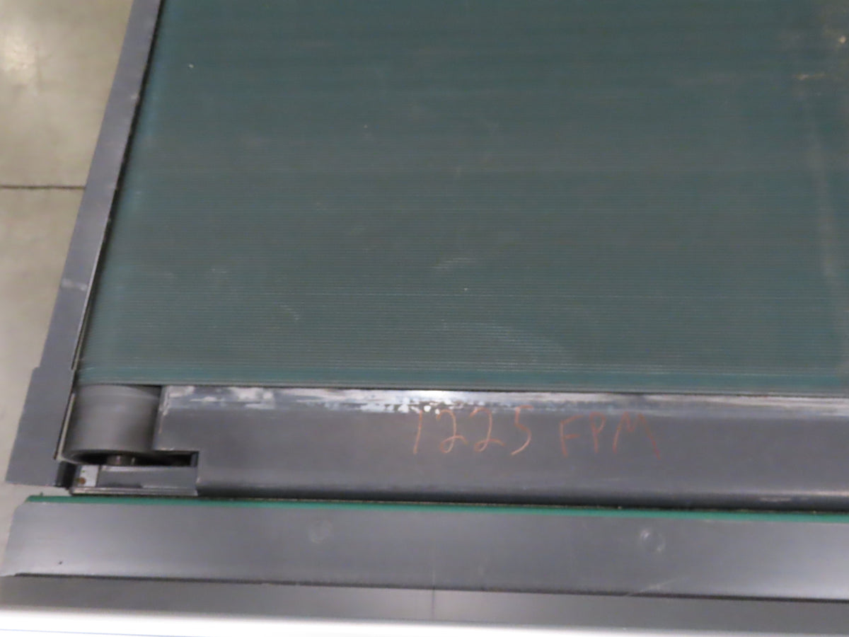 Dematic 2350 25"x 18' Package Gapper Belt Conveyor 8-Zone 1230 FPM High Speed