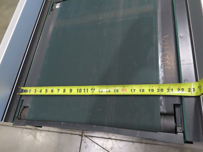 Dematic 2350 25"x 18' Package Gapper Belt Conveyor 8-Zone 1230 FPM High Speed