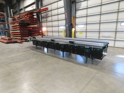 Dematic 2350 25"x 18' Package Gapper Belt Conveyor 8-Zone 1230 FPM High Speed