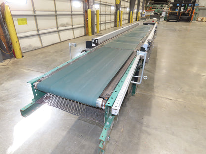 Dematic 2350 25"x 18' Package Gapper Belt Conveyor 8-Zone 1230 FPM High Speed
