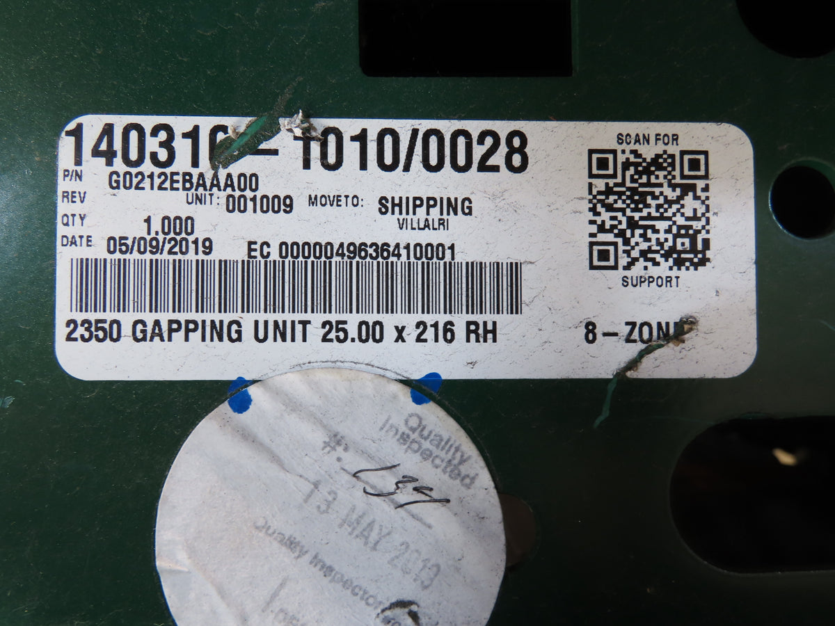 Dematic 2350 25"x 18' Package Gapper Belt Conveyor 8-Zone 1230 FPM High Speed