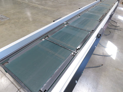 Dematic 2350 25"x 18' Package Gapper Belt Conveyor 8-Zone 1230 FPM High Speed