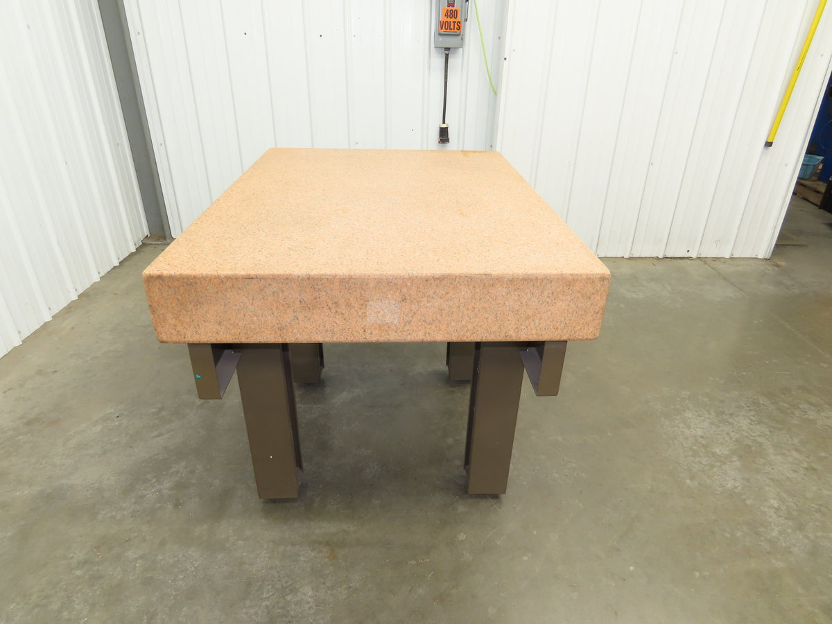 Starrett Crystal Pink Toolroom Granite Surface Inspection Plate 48x36x6" Grade A