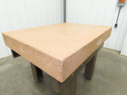 Starrett Crystal Pink Toolroom Granite Surface Inspection Plate 48x36x6" Grade A