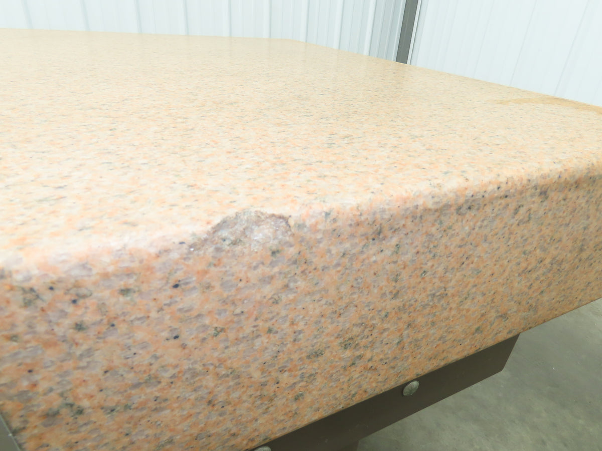 Starrett Crystal Pink Toolroom Granite Surface Inspection Plate 48x36x6" Grade A