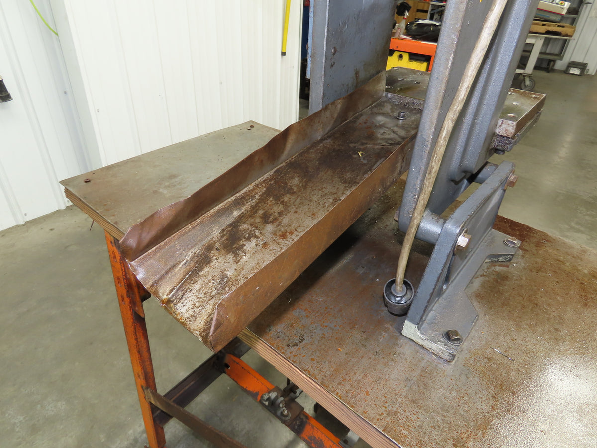 Service Machine 0-A Mechanical OBI Punch Press 5 Ton 1-1/4" Stroke 115V Bench