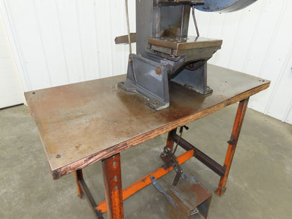 Service Machine 0-A Mechanical OBI Punch Press 5 Ton 1-1/4" Stroke 115V Bench