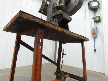 Service Machine 0-A Mechanical OBI Punch Press 5 Ton 1-1/4" Stroke 115V Bench